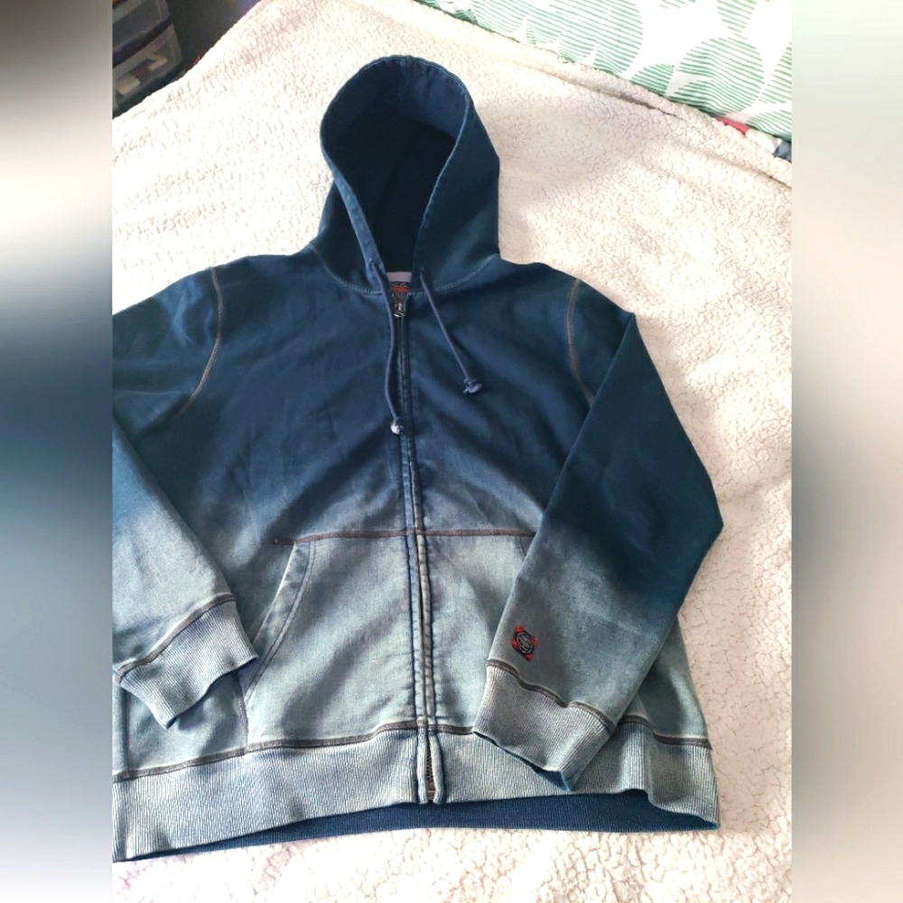 Cult of individuality .jean Ombre fade zip up  🔥.